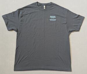 Black Rock Coffee Bar Fuel Up Graphic Shirt Gray American Apparel 1301 2XL NWOT